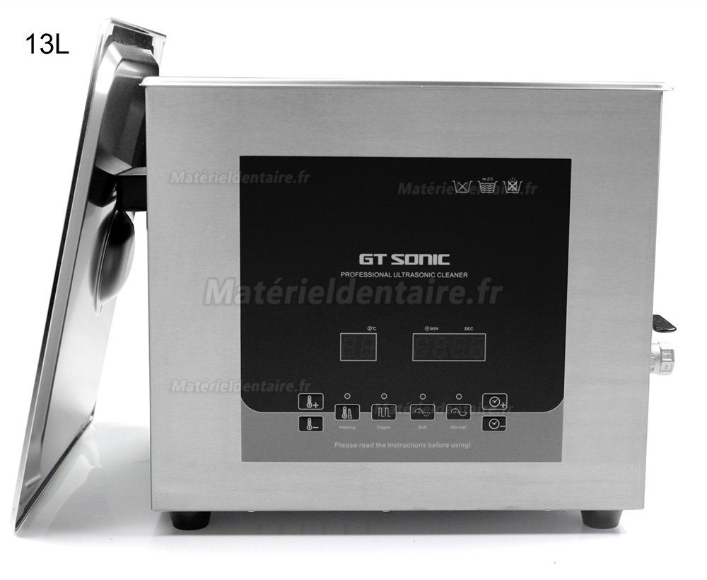 Vente de GT SONIC QTD 2-27L Nettoyeur ultrasonique numérique de table avec  chauffage pour laboratoire dentaire et bijoux industriels en ligne 